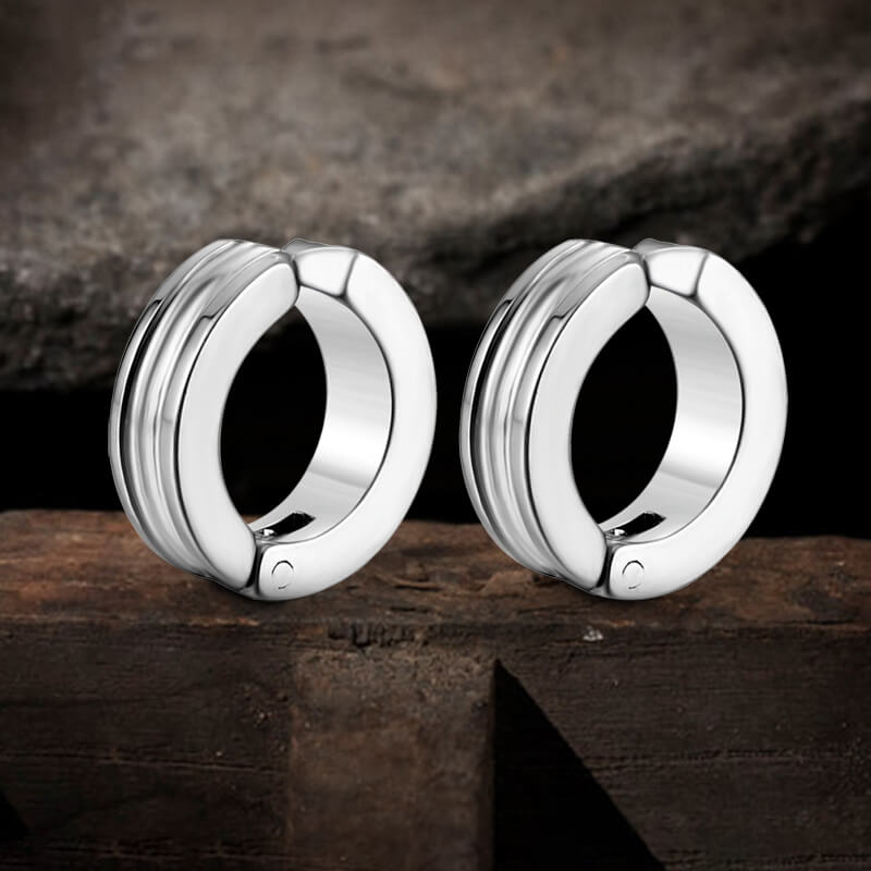 Minimalist Geometric Stainless Steel Ear Cuffs | Gthic.com