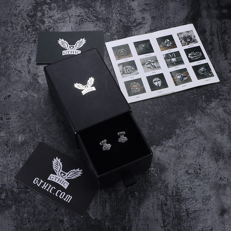 Mjöllnir Hammer Stainless Steel Viking Earring