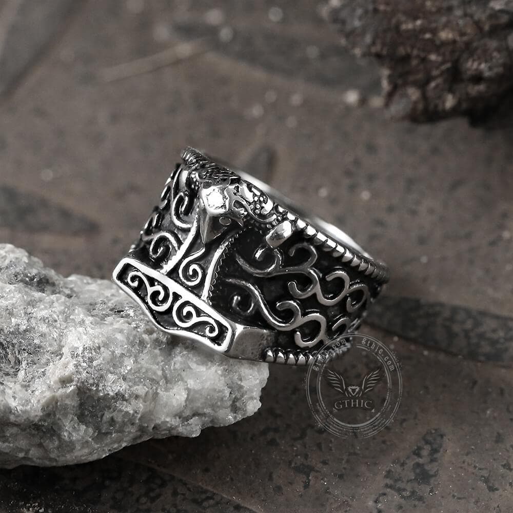 Mjöllnir hammer Stainless Steel Viking Ring