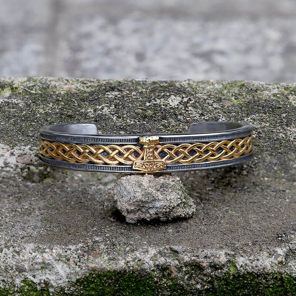 Naav - rock, metal, pohanství obchod - Jörmungandr, Viking Bracelet, snake,  serpent, bronze - Drakkaria - Bracelets - Jewellery