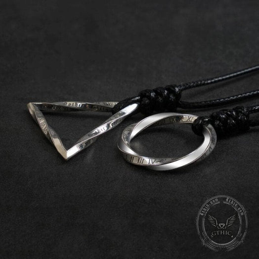 Mobius Strip Sterling Silver Pendant