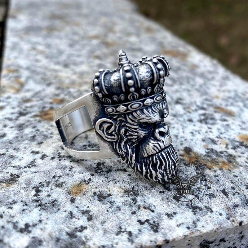 Monkey King Sterling Silver Ring | Gthic.com