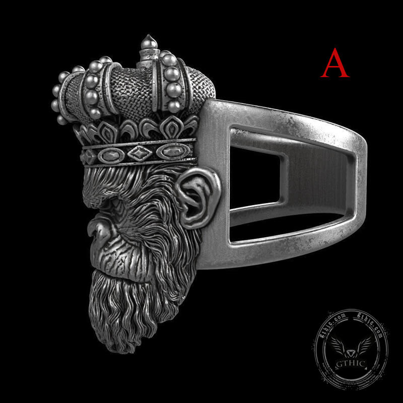Monkey King Sterling Silver Ring