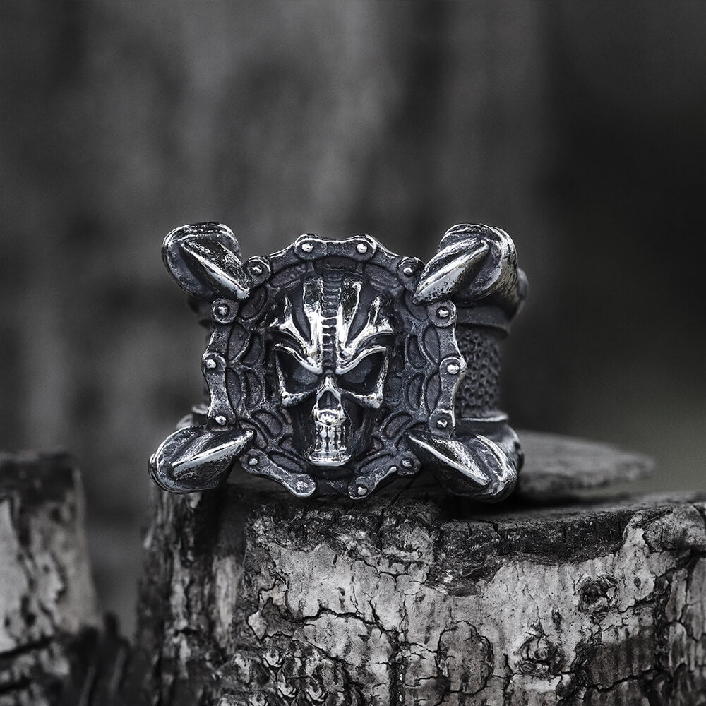 Claw Steel Skull Ring – GTHIC