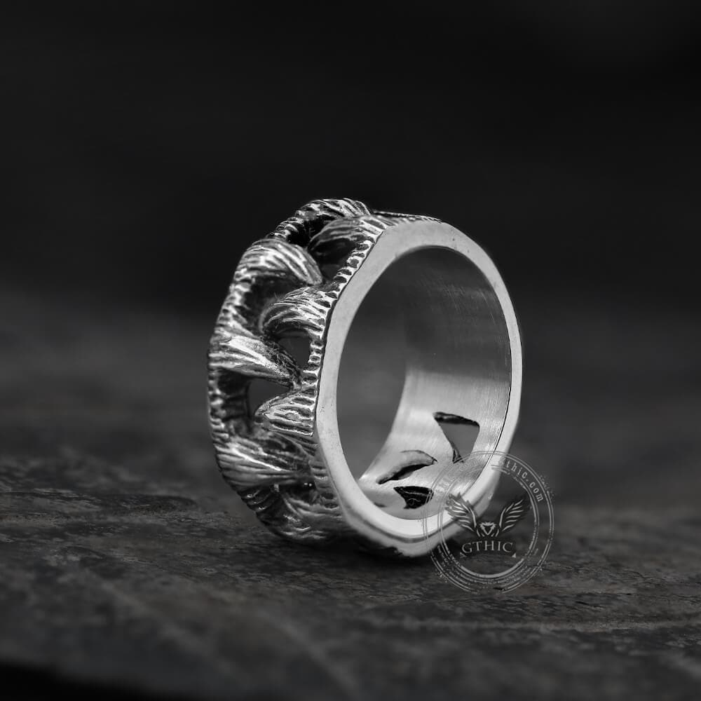 Monster Teeth Stainless Steel Beast Ring