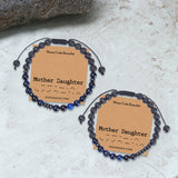 Mother & Daughter Gemstone Morse Code Bracelet | Gthic.com