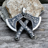Nordic Axe Stainless Steel Viking Pendant | Gthic.com