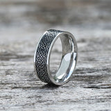 Nordic Celtic Knot Stainless Steel Viking Ring | Gthic.com