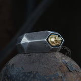 Not To Say Skull Sterling Silver Biker Ring 04 | Gthic.com