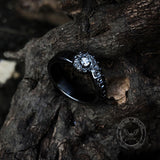 Octopus Tentacle Sterling Silver Gothic Ring 02 | Gthic.com