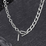 OT Buckle Stainless Steel Necklace | Gthic.com