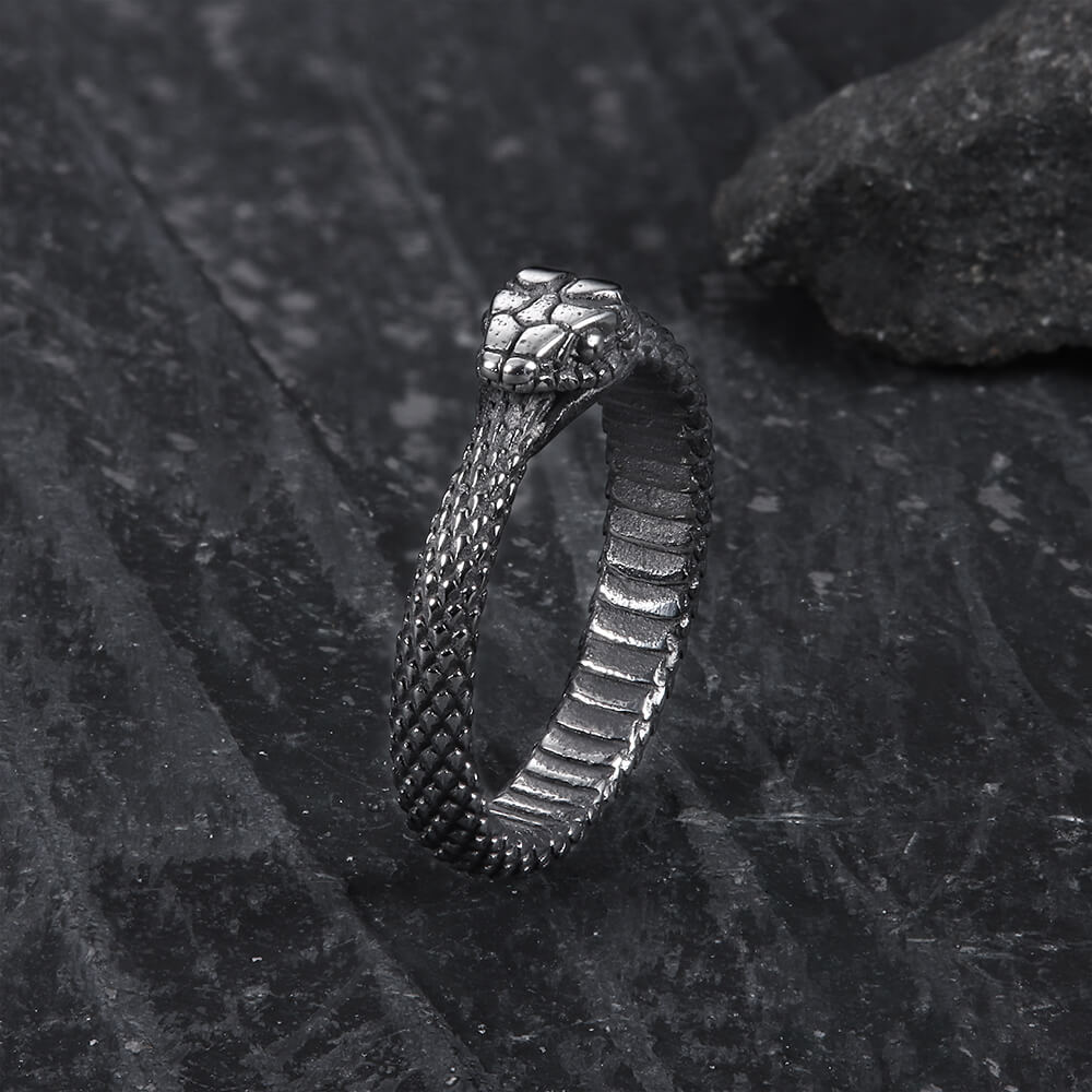 Sterling Silver Snake Ring – Rebekah Brooks Jewelry