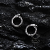 Ouroboros Stainless Steel Ear Gauges