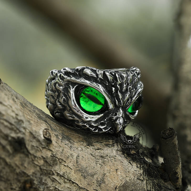 Owl Stainless Steel Animal Ring