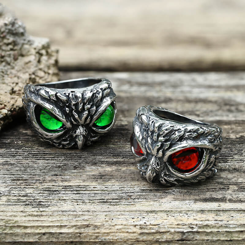 Owl Stainless Steel Animal Ring