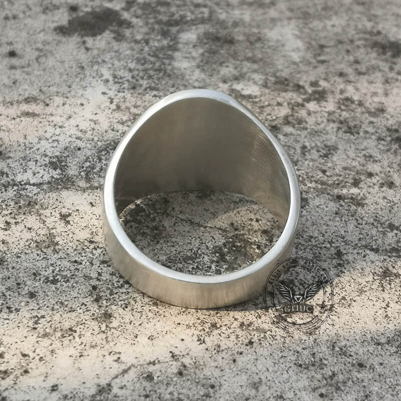 Pentagram Seal Of Solomon Sterling Silver Ring