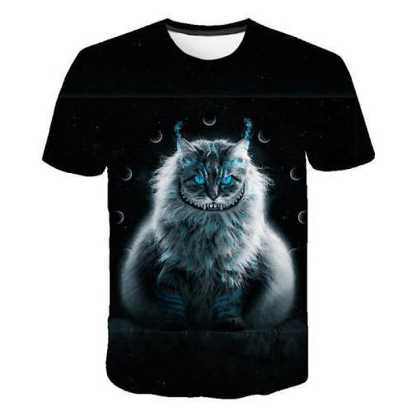 Persian Cat Polyester T-shirt | Gthic.com