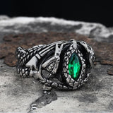 Power Snake Stainless Steel Beast Ring | Gthic.com