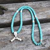 Prayer Beads Turquoise Necklace | Gthic.com