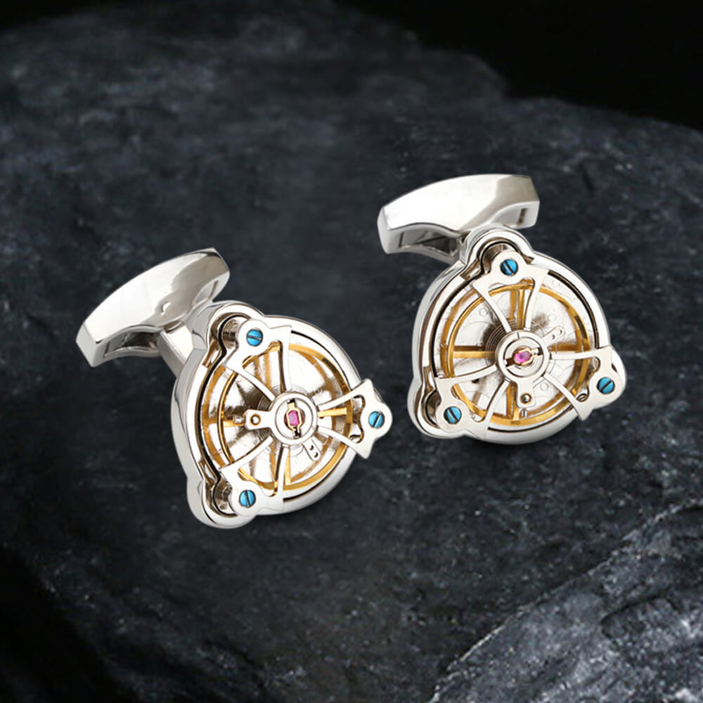 Propeller Adventurer Copper Cufflinks | Gthic.com