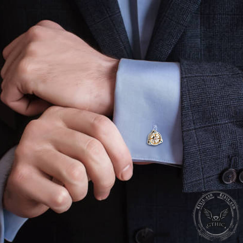 Propeller Adventurer Copper Cufflinks | Gthic.com
