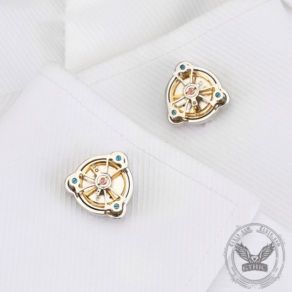 Propeller Adventurer Copper Cufflinks | Gthic.com