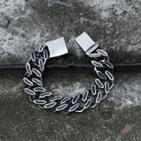 Punk Chain Stainless Steel Skull Bracelet 05 | Gthic.com