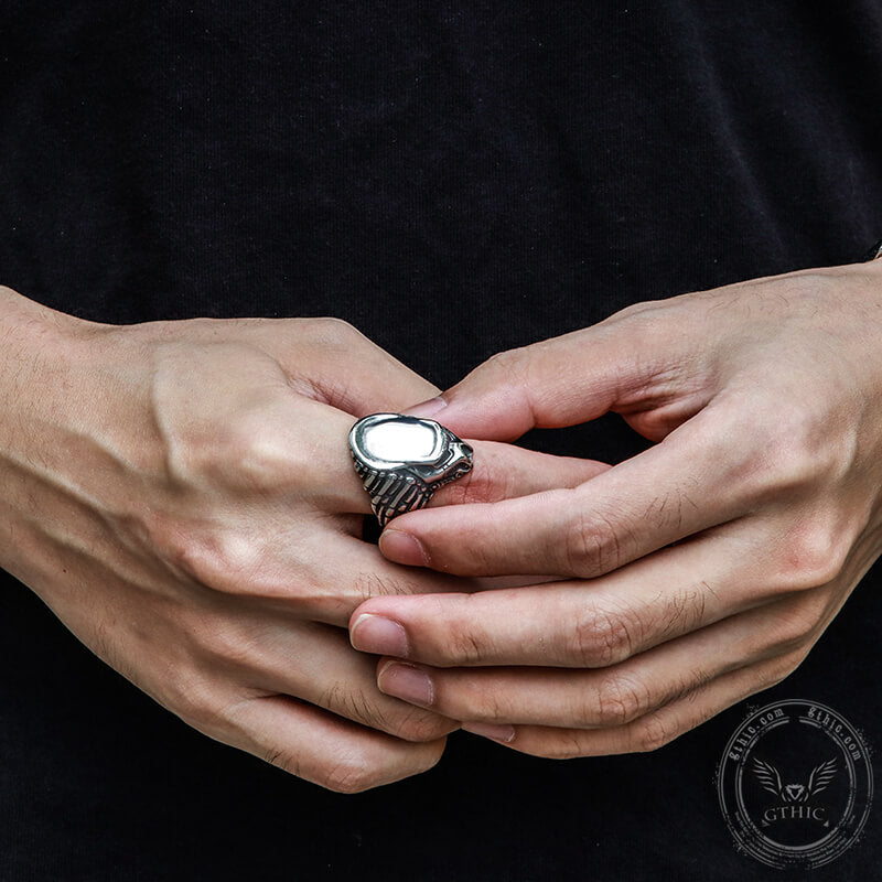 Punk Predator Elder Stainless Steel Ring