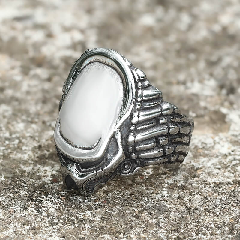 Punk Predator Elder Stainless Steel Ring 02 | Gthic.com