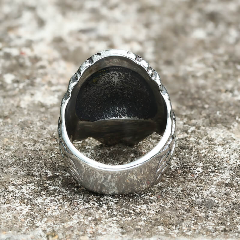 Punk Predator Elder Stainless Steel Ring