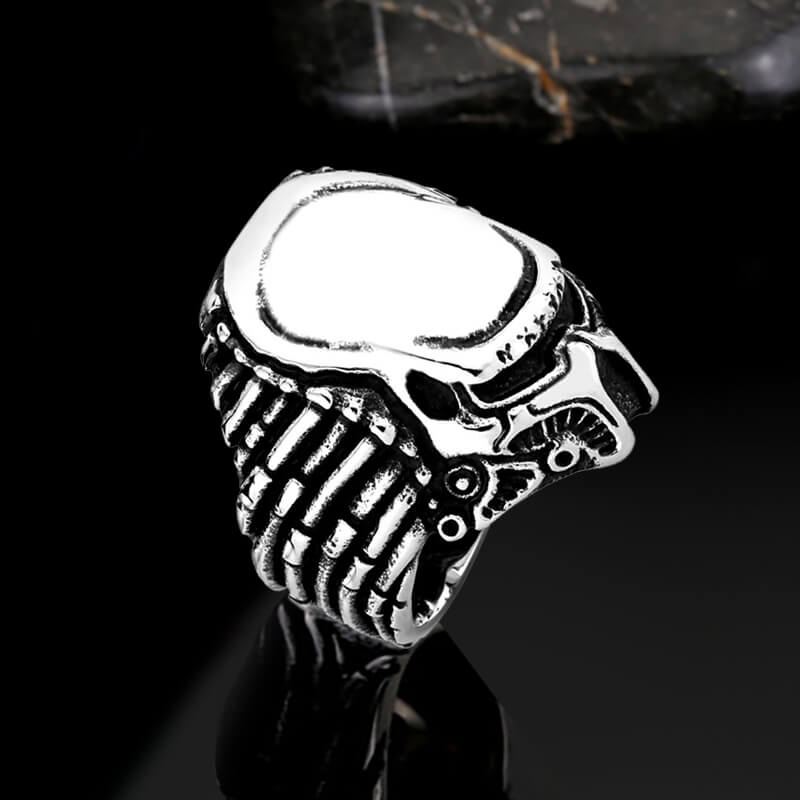 Punk Predator Elder Stainless Steel Ring 01 | Gthic.com