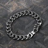 Punk Skull Stainless Steel Bracelet 01 | Gthic.com