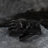 Racing Leather Biker Gloves