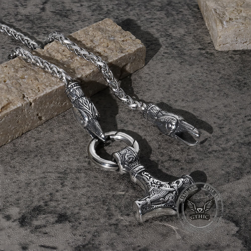 Raven & Hammer Stainless Steel Necklace