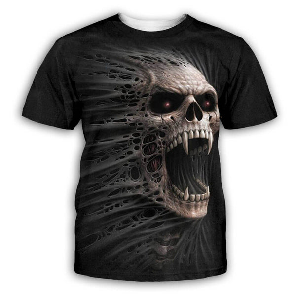 Release Freedom Polyester Skull T-shirt | Gthic.com