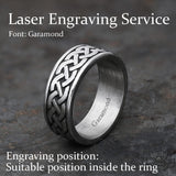 Retro Classic Pattern Stainless Steel Ring