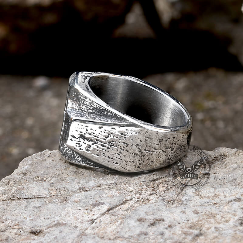 Retro Greek Cross Stainless Steel Ring | Gthic.com