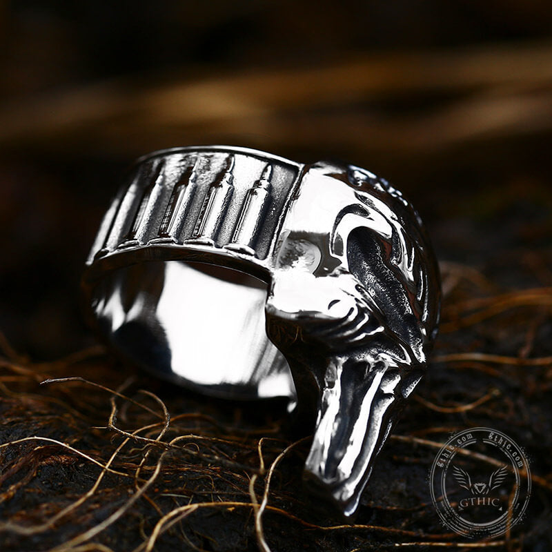 Anello in acciaio inossidabile Revenge Skull Death