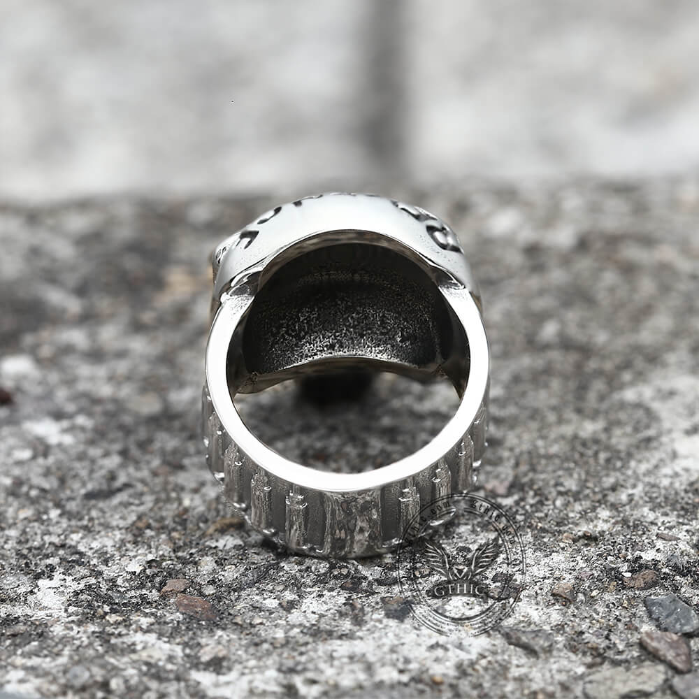 Revenge Skull Death Stainless Steel Ring