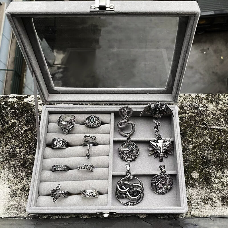 Rings and Pendants Animal Jewelry Set