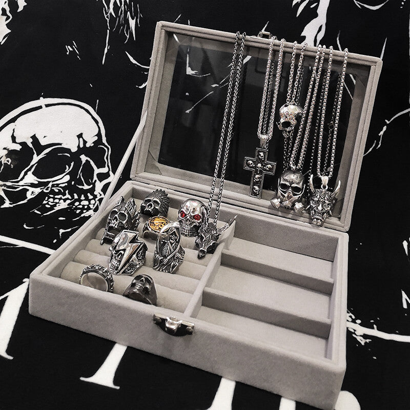 Rings and Pendants Skull Jewelry set | Gthic.com