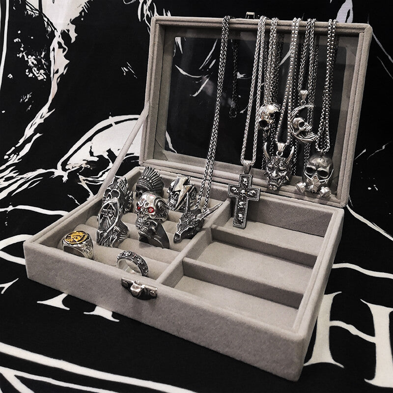 Rings and Pendants Skull Jewelry set | Gthic.com