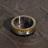 Rotatable Calendar Stainless Steel Ring02 | Gthic.com