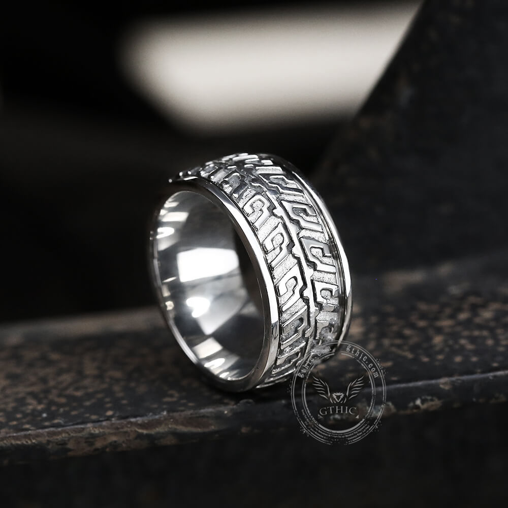 Tire Stainless Steel Biker Spinner Ring