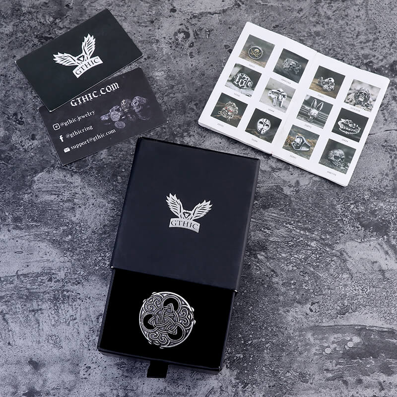 Round Celtic Knot Zinc Alloy Viking Brooch