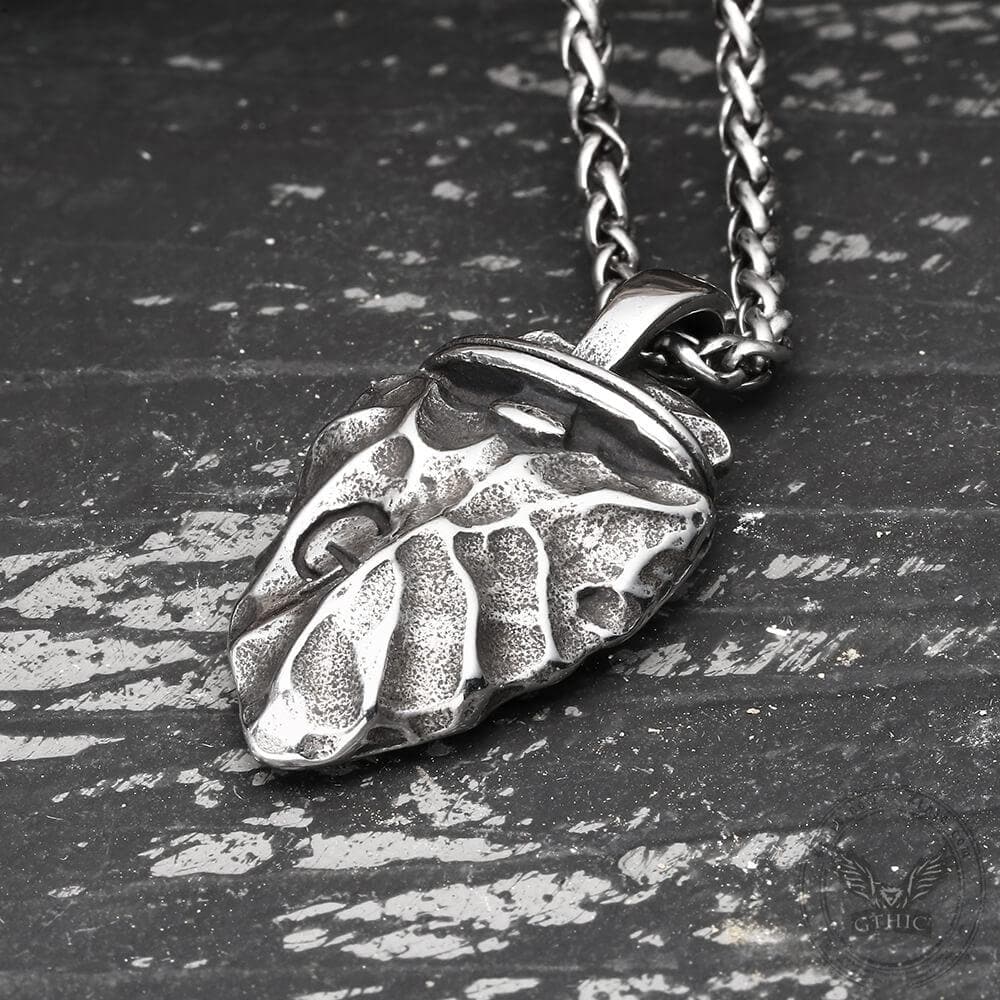 Rune Stone Arrow Stainless Steel Viking Pendant | Gthic.com