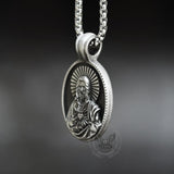 Sacred Heart of Jesus Pure Tin Necklace 02 | Gthic.com