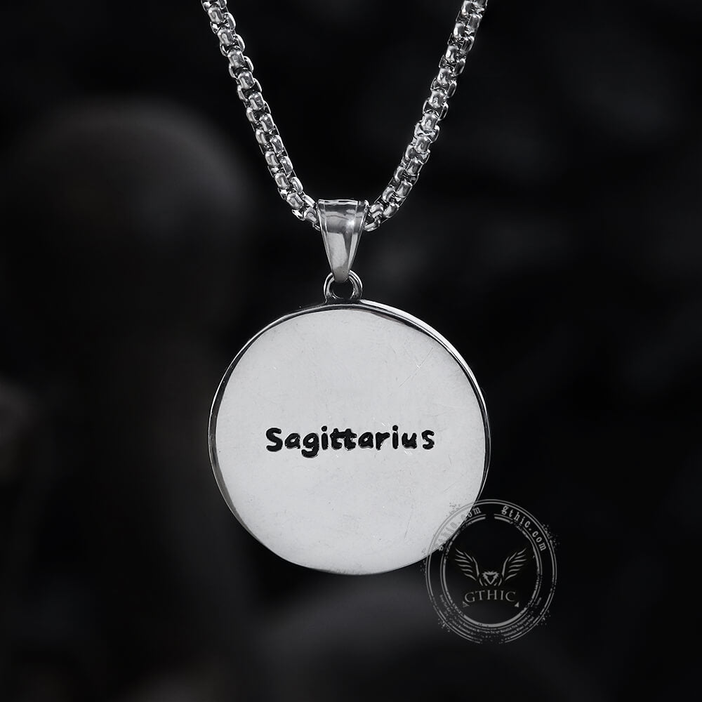 Sagittarius Stainless Steel Pendant