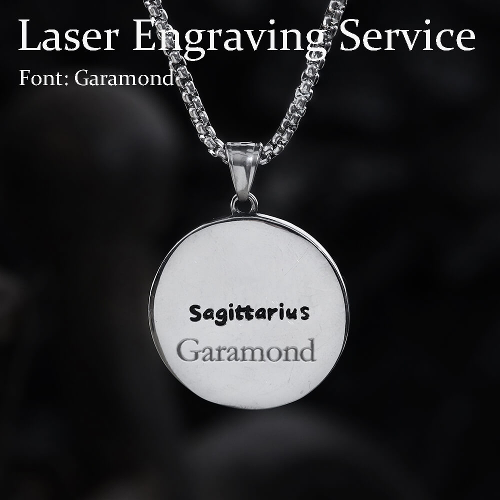 Sagittarius Stainless Steel Pendant