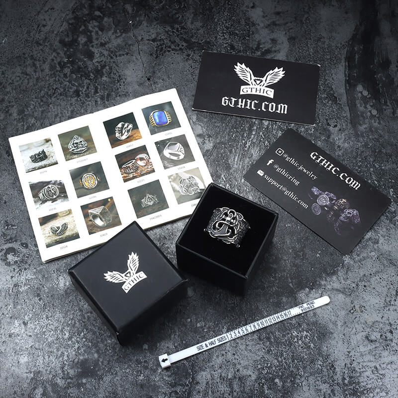 Sailor Anchor Stainless Steel Marine Ring